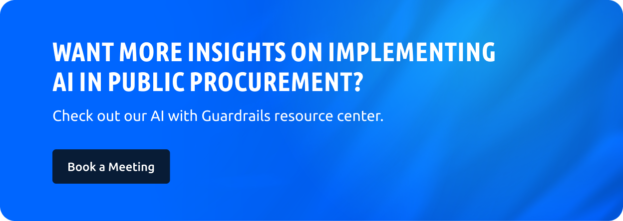 Want more insights on implementing AI in public procurement