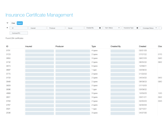 Insurance Management - mobile