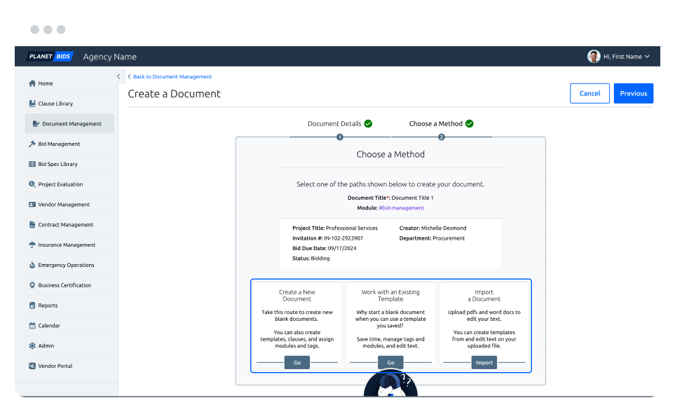 Intuitive Dashboard View