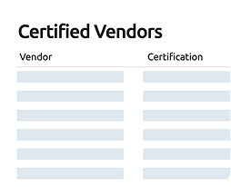 List Registered Vendors
